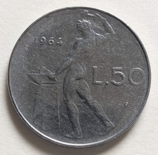 Repubblica Italiana, 1964, 50L