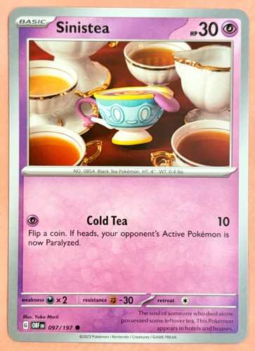 Sinistea carte pokemon - sinistea~carte,