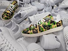 STAN SMITH BAPE ABC CAMO LIMITED EDITION  30TH ANNIVERSARY TG 42 GREEN MILITARY