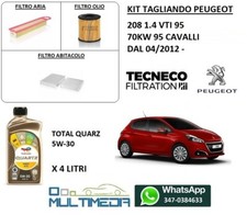 TAGLIANDO FILTRI E OLIO