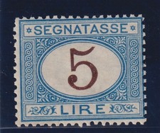 REGNO D'ITALIA 1874 SEGNATASSE