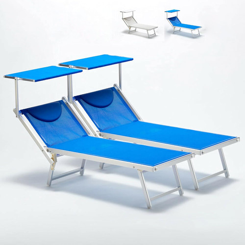 Coppia lettino prendisole - coppia,