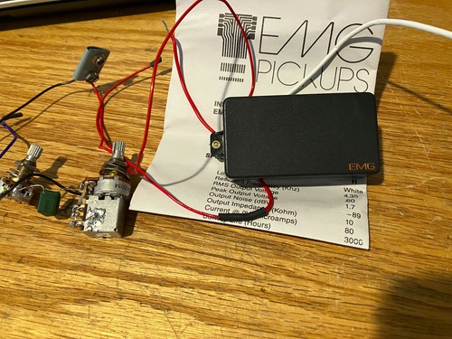 Emg humbucker pickup - emg-89, doppia