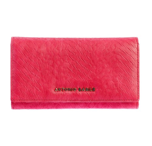 Portafoglio ecopelle fuxia - ecopelle,