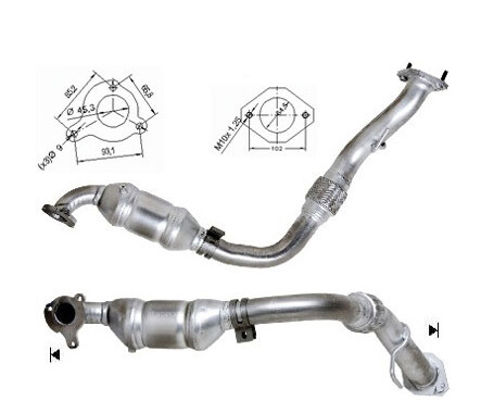 Catalizzatore per opel - catalizzatore,