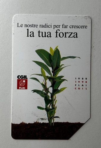 Scheda telefonica cgil - telefonica,