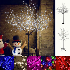 Luce di Natale fiore albero illuminato LED esterno 5 piedi 6 piedi 7 piedi decorazione giardino