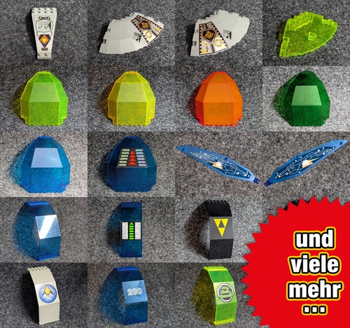 Grandi pannelli spaziali - grandi, lego