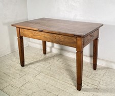 ANTICO TAVOLO PRANZO IMPERO RETTANGOLARE LEGNO NOCE 2 CASSETTI TABLE SALA 1800
