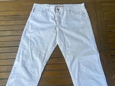 Vitamina Jeans Deluxe Edition White Denim Sz50 Made in Italy