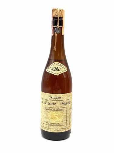 1980 grappa recioto - grappa, amarone