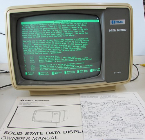 Rarità monitor bmc 12aew - monitor, bm-12aew