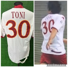 Maglia Roma TONI Gara Match Worn Shirt Indossata Jersey Camiseta Maillot Trikot