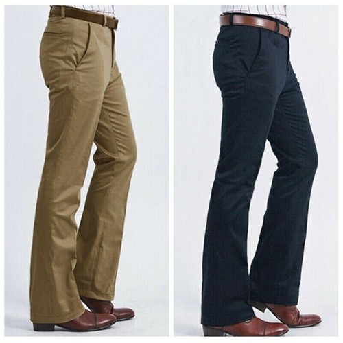 Pantalone uomo fondo campana - a,