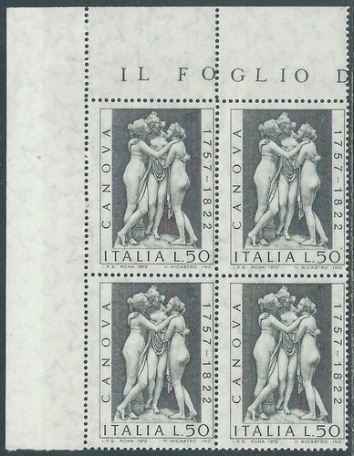 1972 italia antonio canova - 1972,
