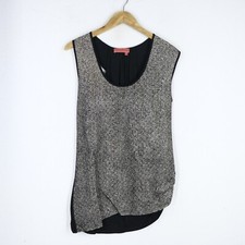 Canotta Manila Grace Taglia 3 Donna Logo Comodo Cotone Pratico Tinta Unita Woman