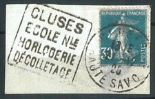 70766 - FRANCIA - STORIA POSTALE - francobollo su ritaglio: OROLOGI Moda 1925