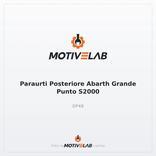 Paraurti posteriore abarth - paraurti,
