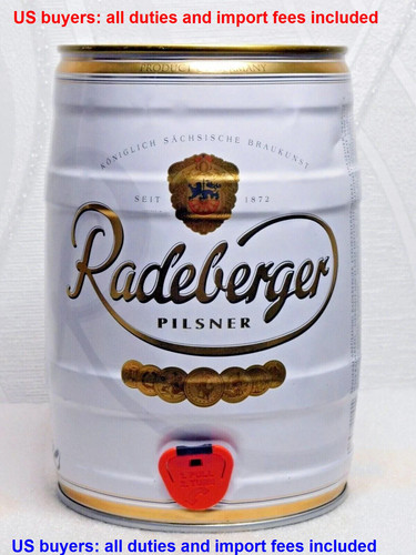 Botte birra vuota radeberger - botte,