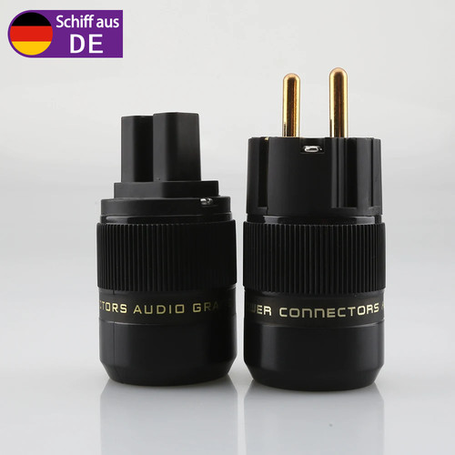 Coppia spina schuko hifi - spina,