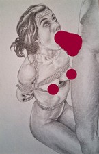 Dessin graphite Sexy Lou