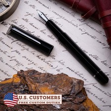 Omas - 360 Lamborghini Aventador Black - Fountain pen - FP NIB M 18K