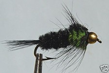 10x mosca da pesca ninfa Montana Bille H8/10/12/14