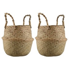2X Seagrass Vimini Cesto