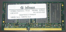128MB Infineon SDRAM 133MHz