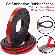 Strisce di Gomma Autoadesive Pastiglie Spessore 1-20mm Adesivo Fondo Solido Guarnizione