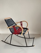 sedia a dondolo da bambino anni '70