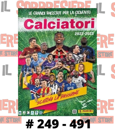 Calciatori panini 2022 - calciatori,