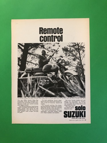 1967 suzuki scrambler - suzuki, 200cc