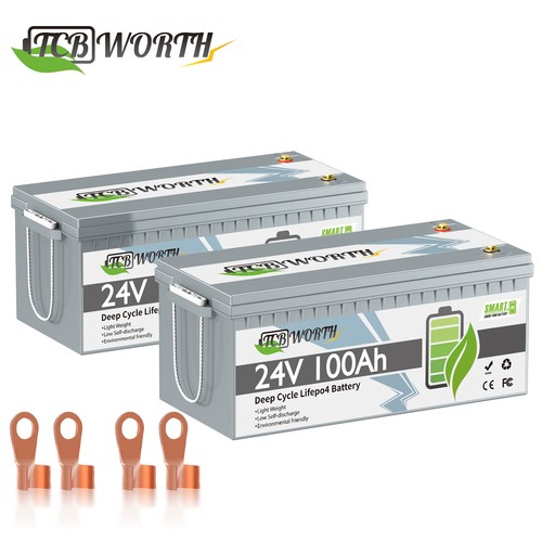 Batteria litio 24v 100ah - 2x,