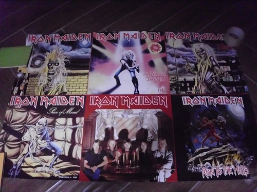 Iron maiden raro poster di - iron,