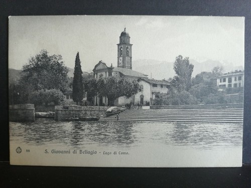 Cartolina lago como s - lago,