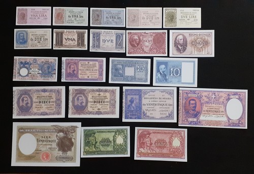 Banconote italiane stock - stock, 21