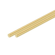 2 Pezzi Asta Tonda Ottone