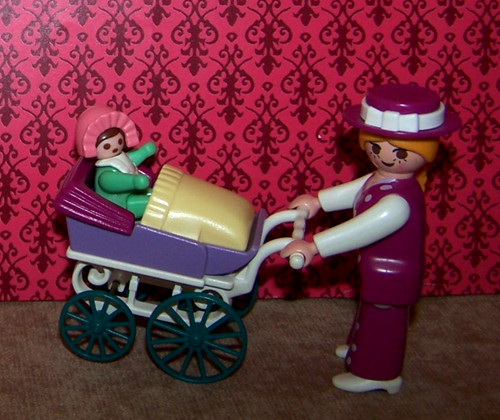 Playmobil madre carrozzina - playmobil, madre,