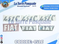 ADESIVI DECALCOMANIA TRATTORE