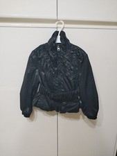 giubbotto bimba bambina giacchetta leggera nera original marines cintura 2 anni