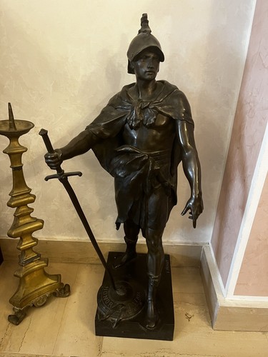 Statua bronzo picault - bronzo, di