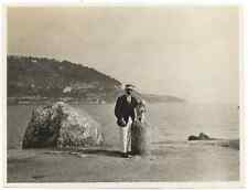 Lot two single small original vintage gelatin silver photos unmounted 1920