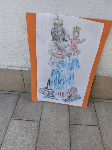 Disegno sacrama madonna - sacrama,