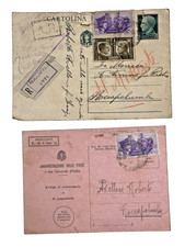 Lotto 2 Cartoline Postali RSI
