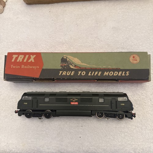 Vintage trix ttr f106 warship - vintage,