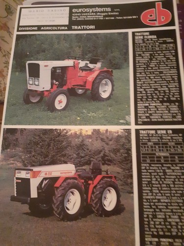 Brochure depliant trattori - depliant,