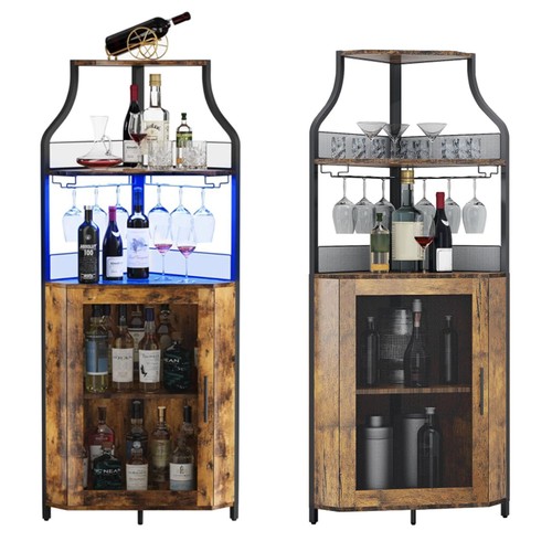 Mobile bar angolare - porta, vino