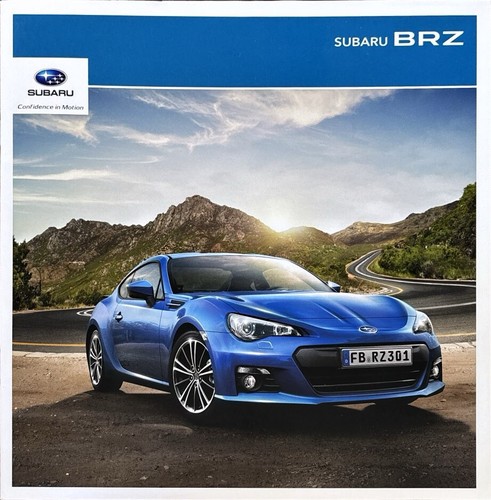 Subaru brz depliant brochure - brz,