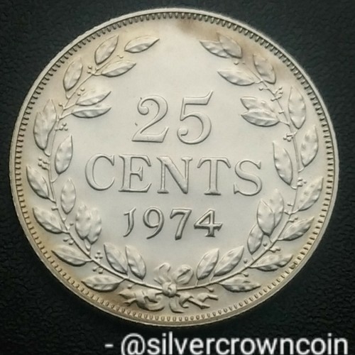 Liberia 25 cents 1974 - 🇱🇷,